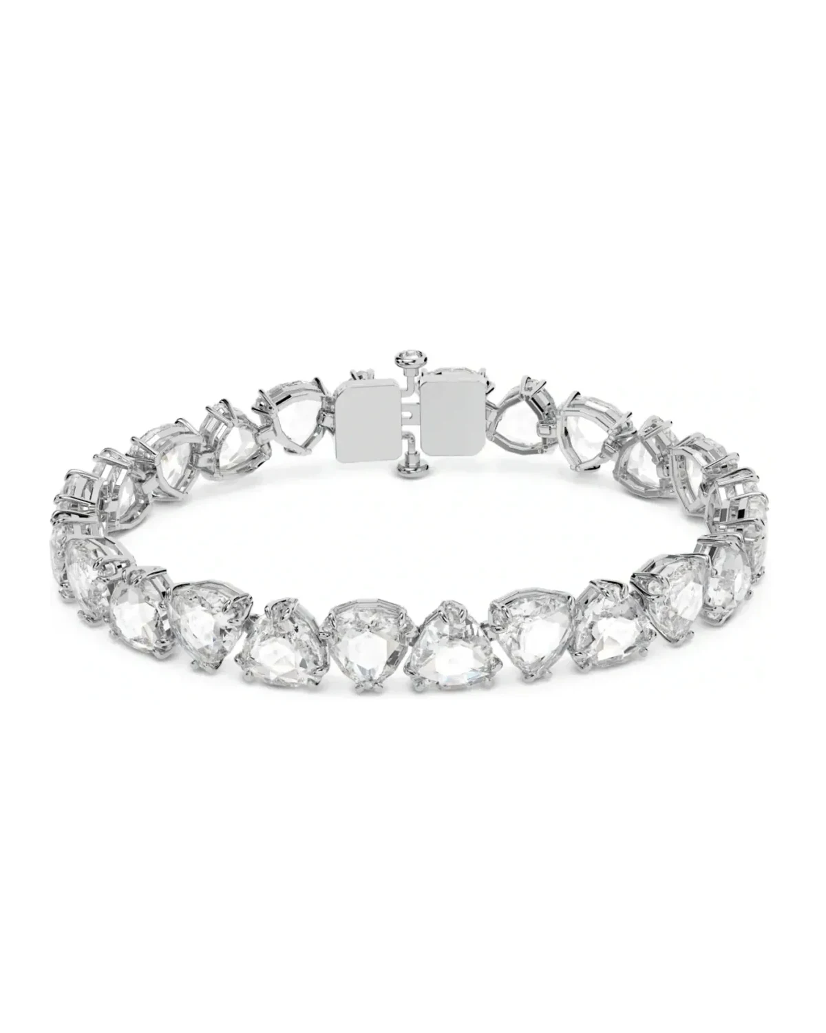 Bracelet Swarovski Millenia cristaux trilliant plaqué rhodium blanc femme